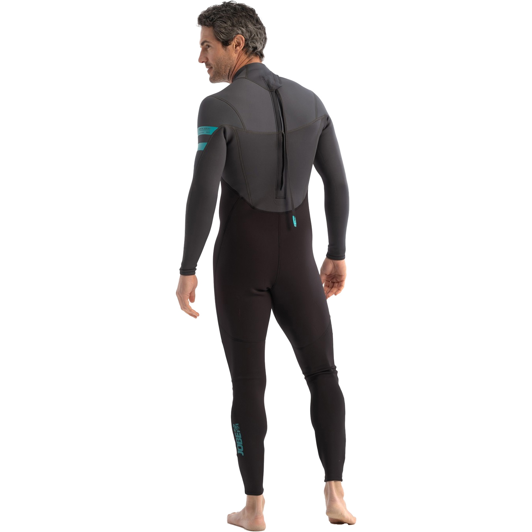 2026 Jobe Da Uomo Perth 3/2mm Back Zip Muta 303521002 - Graphite / Grey